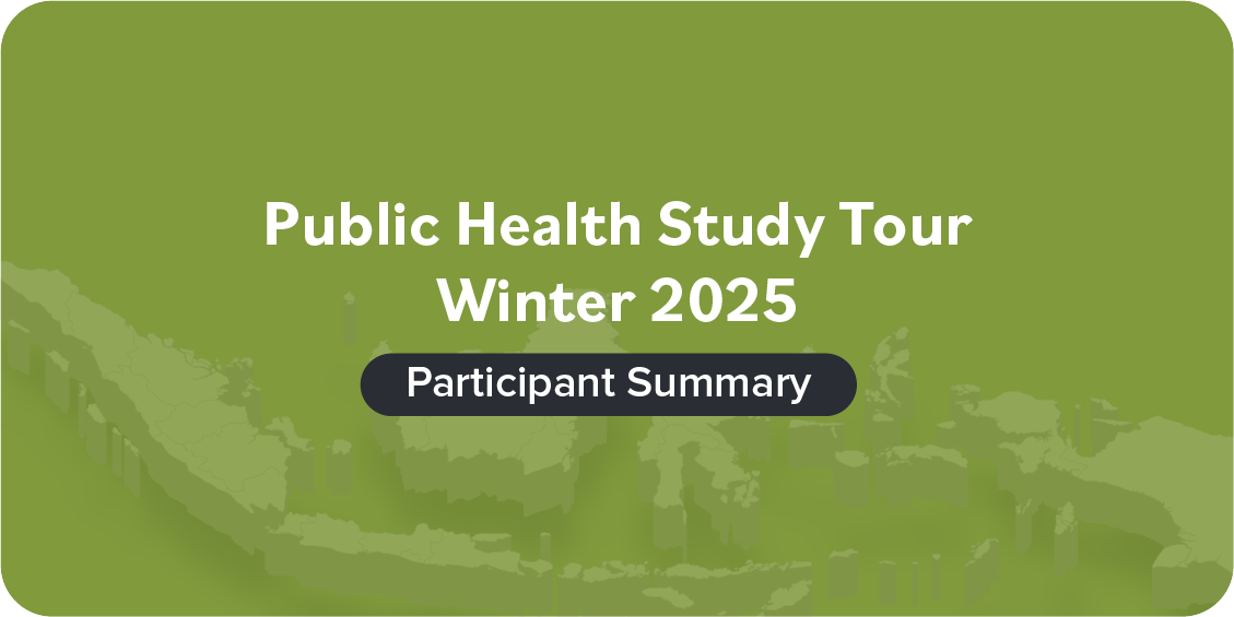 Public Health Study Tour: Winter 2025 Participant Summary