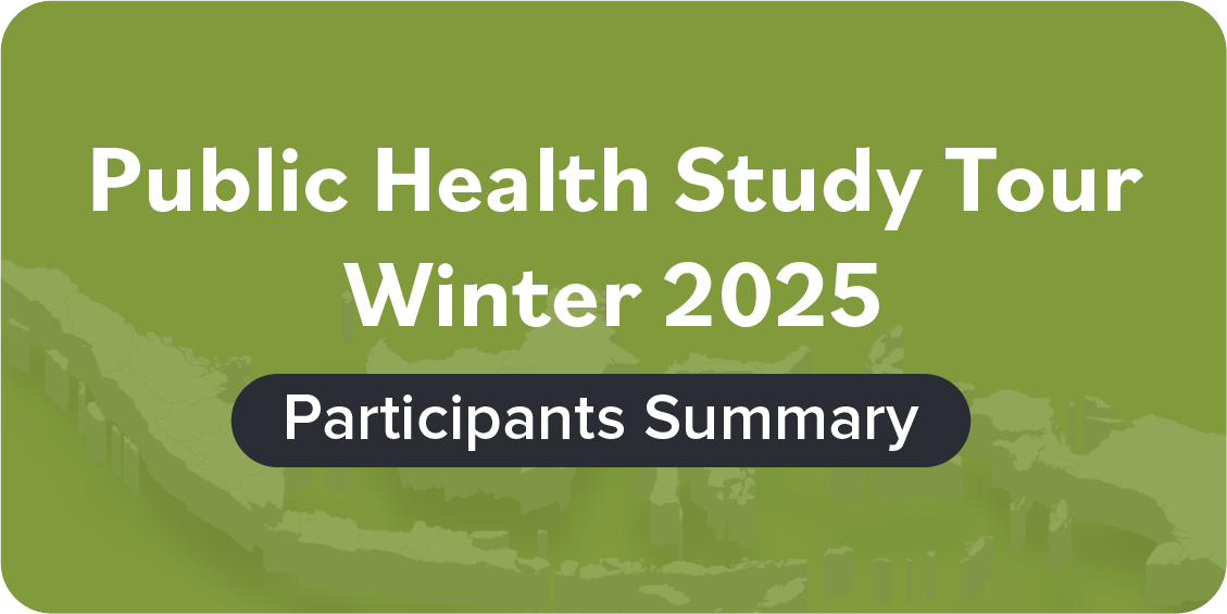 Public Health Study Tour: Winter 2025 Participant Summary